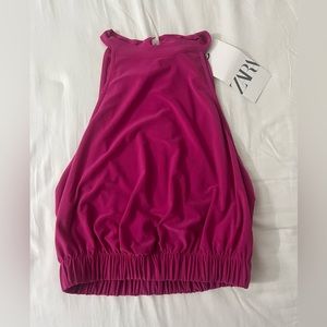 Hot Pink Zara Crop Top